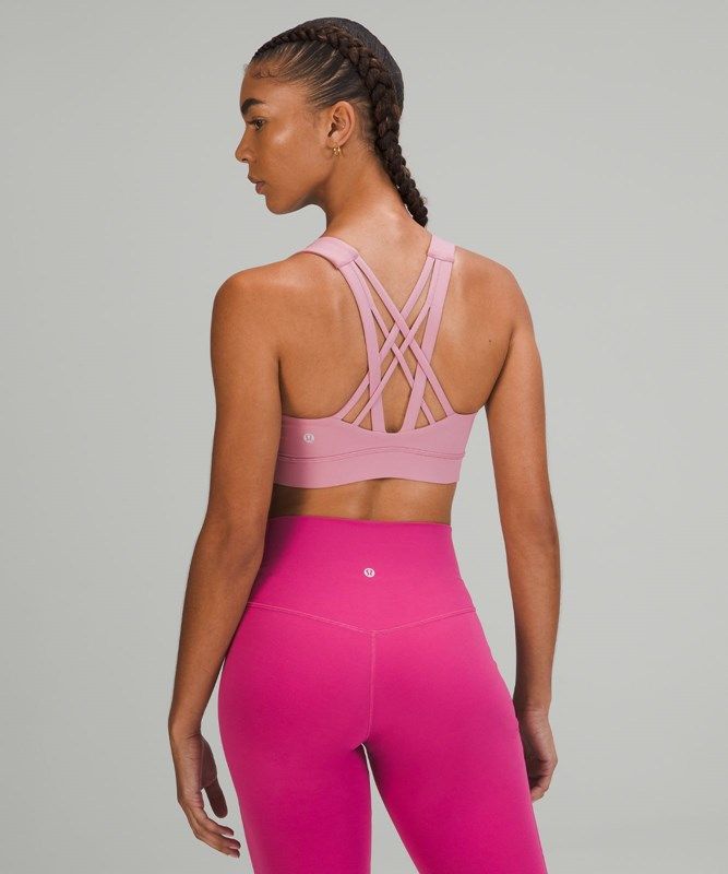 Lululemon Free to Be Elevated Bra Sport BH Dam Rosa Grå Bruna | FSTC-46892