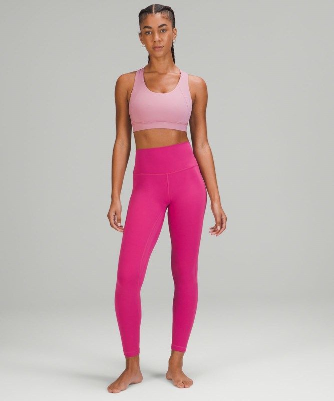 Lululemon Free to Be Elevated Bra Sport BH Dam Rosa Grå Bruna | FSTC-46892