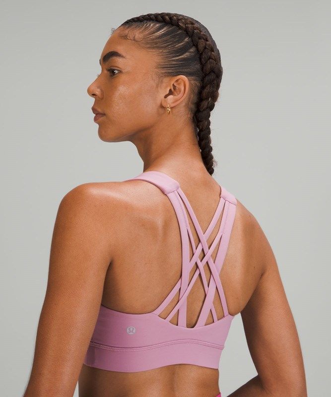 Lululemon Free to Be Elevated Bra Sport BH Dam Rosa Grå Bruna | FSTC-46892