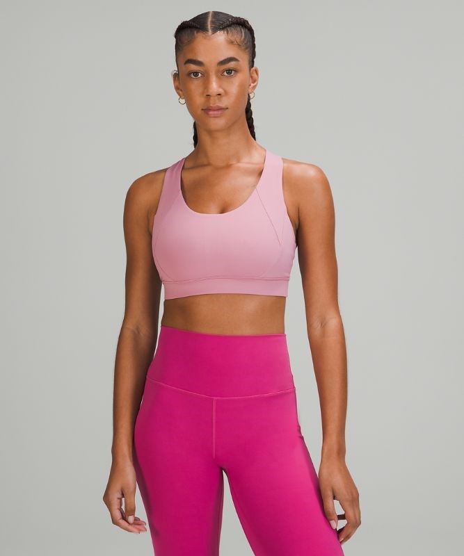 Lululemon Free to Be Elevated Bra Sport BH Dam Rosa Grå Bruna | FSTC-46892
