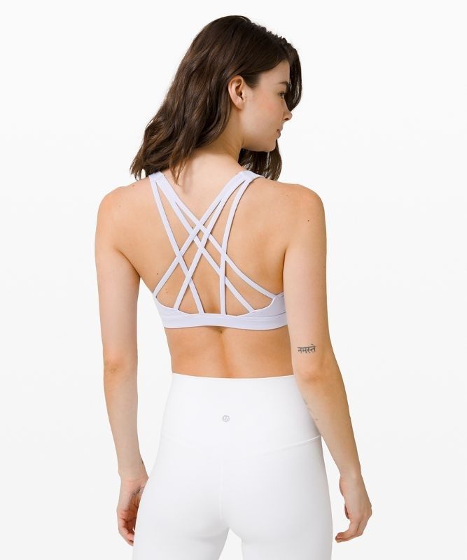Lululemon Free to Be Serene Bra Light Support, C/D Cup Sport BH Dam Blå | IQRA-79143