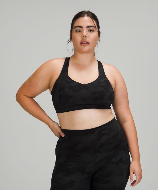 Lululemon Free to Be Serene Bra Light Support, C/D Cup Sport BH Dam Camo Svarta Olika Färger | ESNJ-96281