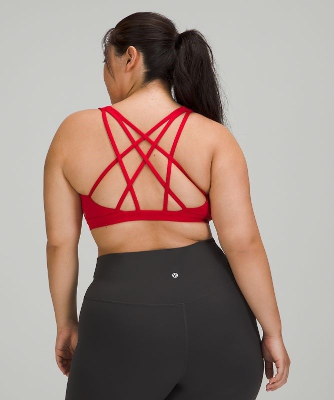 Lululemon Free to Be Serene Bra Light Support, C/D Cup Sport BH Dam Mörkröda | XNPM-81942