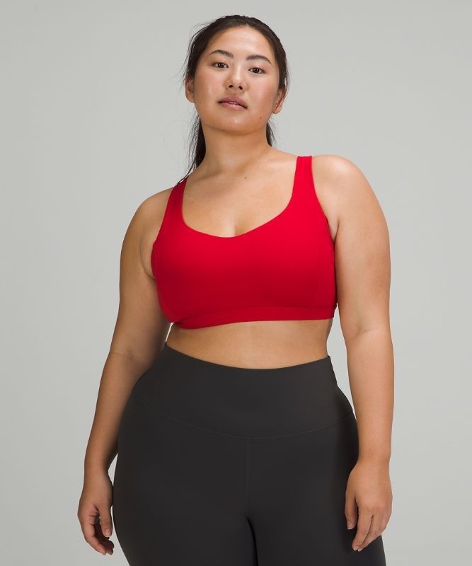 Lululemon Free to Be Serene Bra Light Support, C/D Cup Sport BH Dam Mörkröda | XNPM-81942