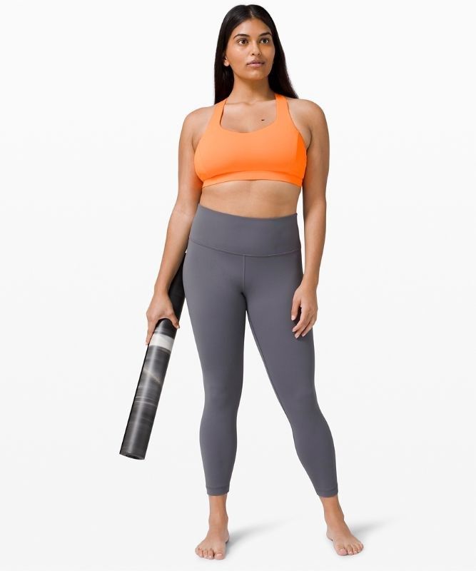 Lululemon Free to Be Serene Bra Light Support, C/D Cup Sport BH Dam Orange | XCEV-03127