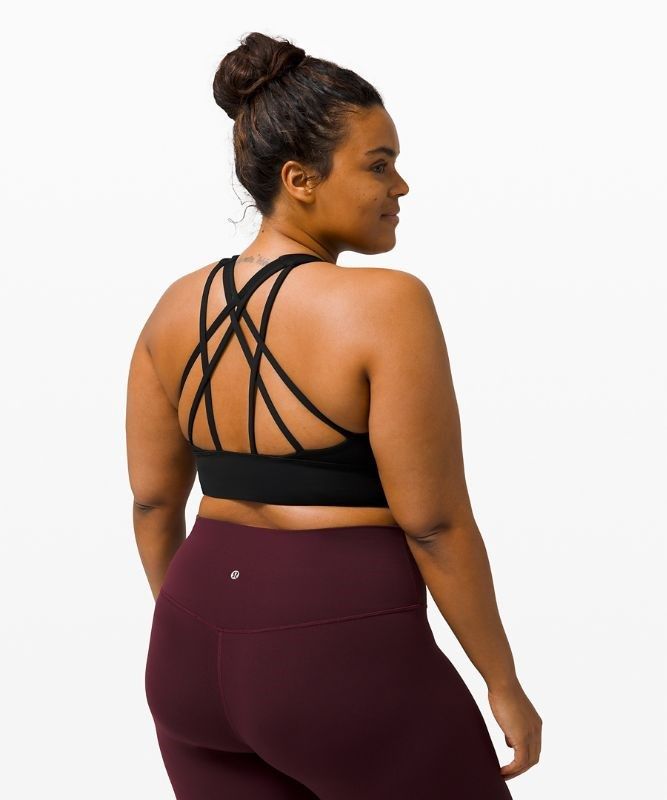 Lululemon Free to Be Serene Bra Longline Light Support, C/D Cup Sport BH Dam Svarta | FIBS-76285