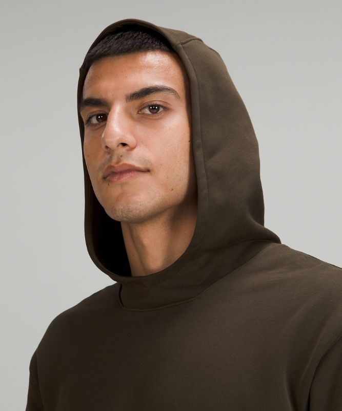Lululemon French Terry Oversized Hoodie Hoodie Herr Mörkolivgröna | PHLS-08564