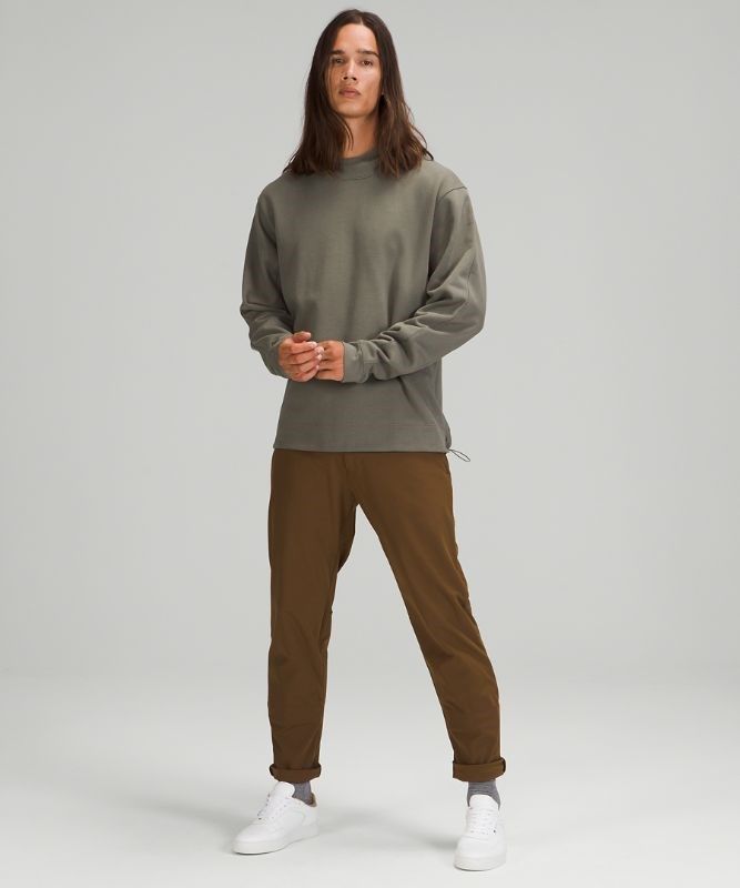 Lululemon French Terry Oversized Hoodie Hoodie Herr Grå Olivgröna | HIZS-54139