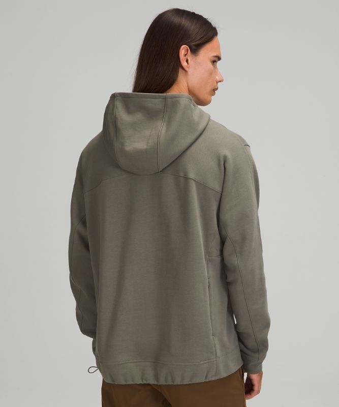 Lululemon French Terry Oversized Hoodie Hoodie Herr Grå Olivgröna | HIZS-54139