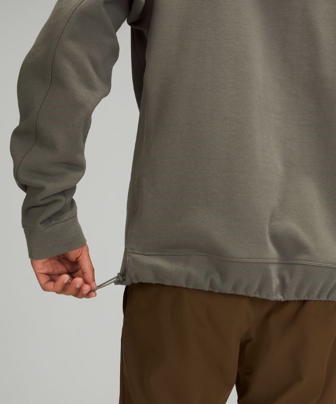 Lululemon French Terry Oversized Hoodie Hoodie Herr Grå Olivgröna | HIZS-54139