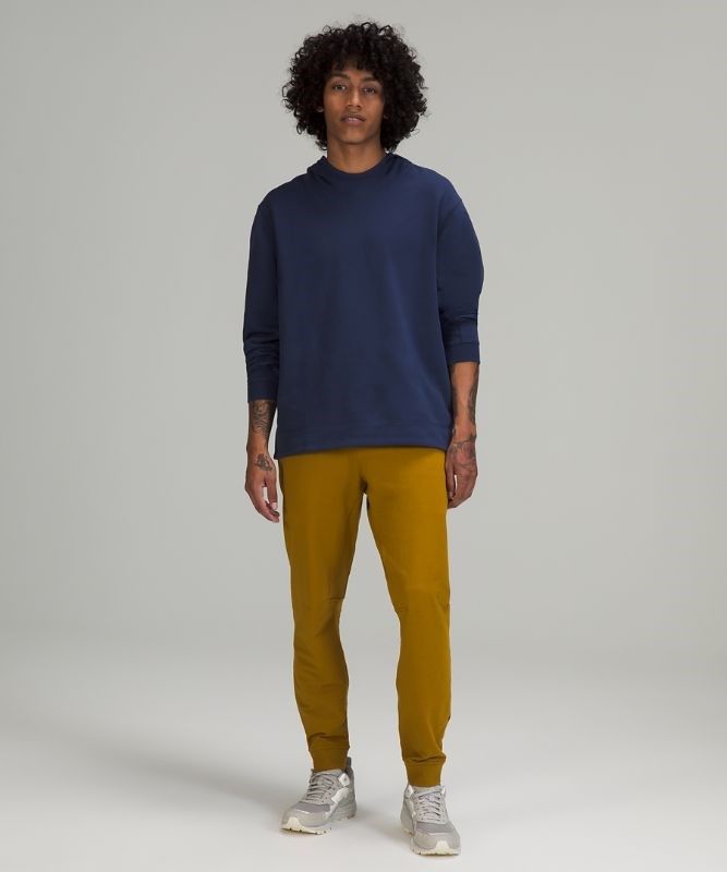 Lululemon French Terry Oversized Hoodie Hoodie Herr Night Sea | DSPW-14268