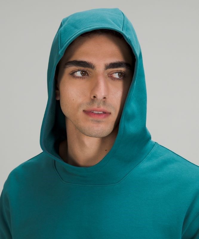 Lululemon French Terry Oversized Hoodie Hoodie Herr Mörk | UTYQ-82915