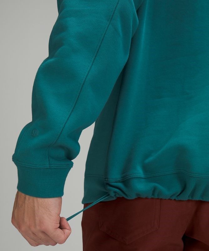 Lululemon French Terry Oversized Hoodie Hoodie Herr Mörk | UTYQ-82915