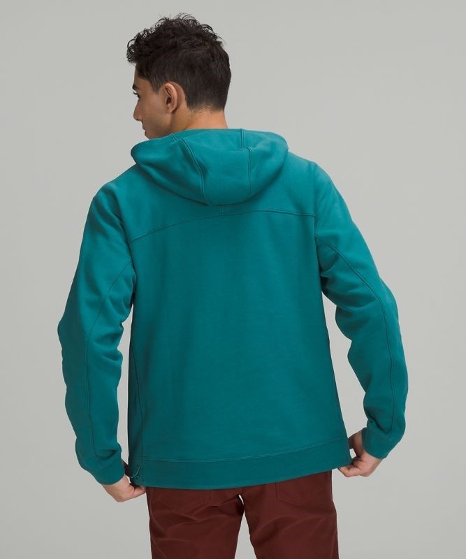 Lululemon French Terry Oversized Hoodie Hoodie Herr Mörk | UTYQ-82915