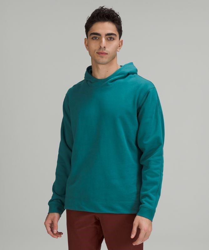 Lululemon French Terry Oversized Hoodie Hoodie Herr Mörk | UTYQ-82915