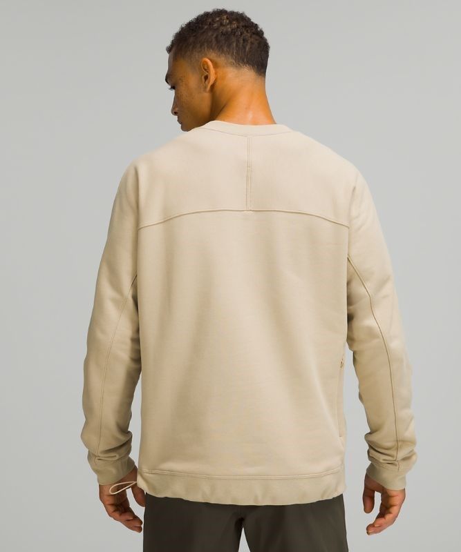 Lululemon French Terry Oversized Long Sleeve Crew Tröjor Herr Trench | SMYW-35924