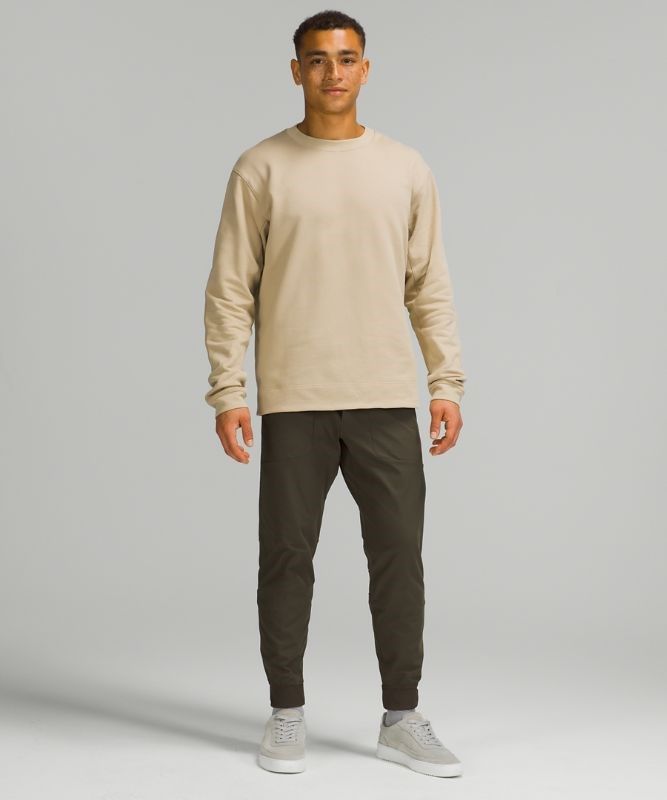 Lululemon French Terry Oversized Long Sleeve Crew Tröjor Herr Trench | SMYW-35924