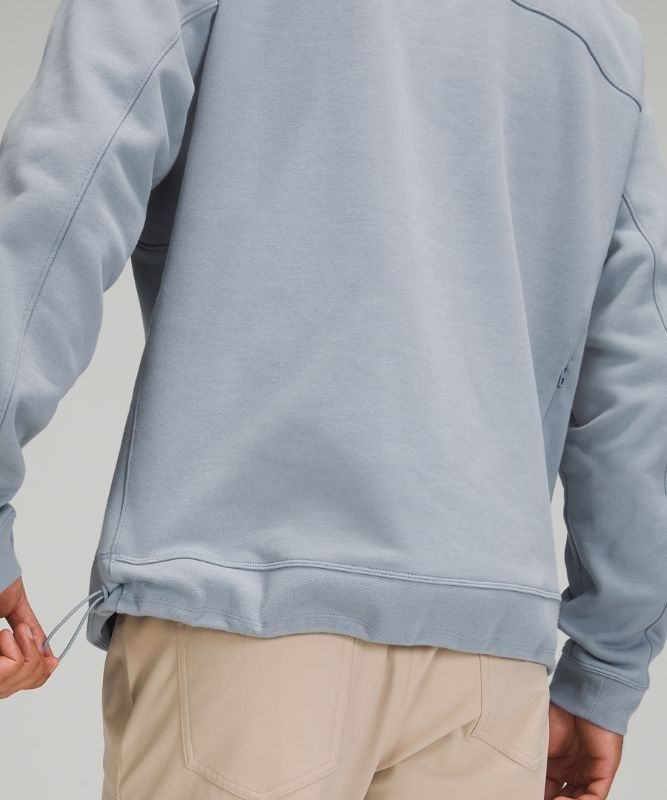 Lululemon French Terry Oversized Long Sleeve Crew Tröjor Herr Chambray | GYLN-40783