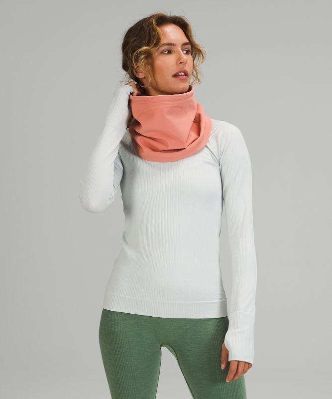 Lululemon Glyde Velvet Fleece Neck Warmer Halsduk Accessories Rosa | LDVT-90451