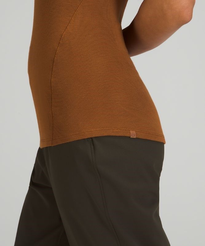 Lululemon Hold Tight Crewneck Tank Top Blast Dam Koppar Bruna | WBNK-08539