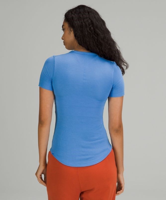Lululemon Hold Tight Short Sleeve Blast Dam Blå | NKYM-21905