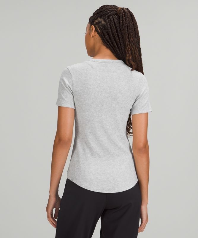 Lululemon Hold Tight Short Sleeve Blast Dam Ljusgrå | VTNE-83269