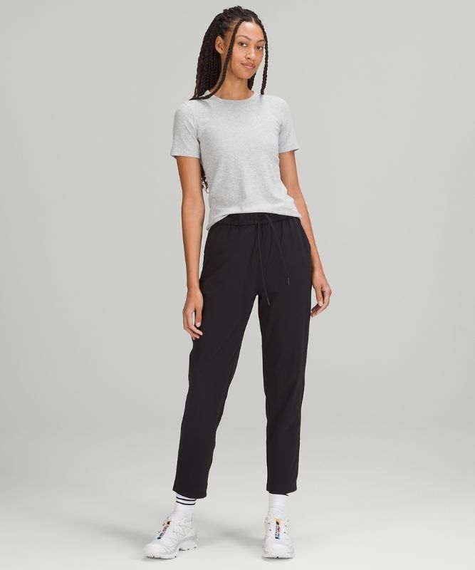 Lululemon Hold Tight Short Sleeve Blast Dam Ljusgrå | VTNE-83269