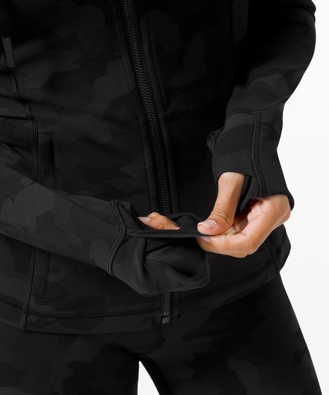Lululemon Hooded Define Jacket Nulu Jackor Dam Camo Svarta Olika Färger | LOPF-86290