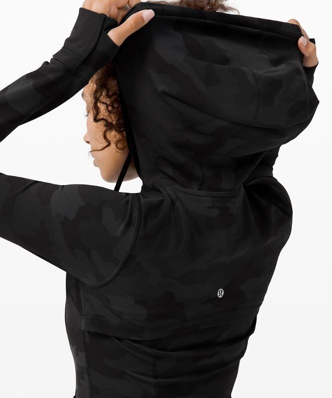 Lululemon Hooded Define Jacket Nulu Jackor Dam Camo Svarta Olika Färger | LOPF-86290