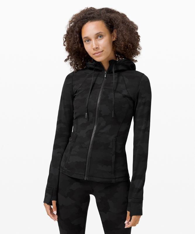 Lululemon Hooded Define Jacket Nulu Jackor Dam Camo Svarta Olika Färger | LOPF-86290