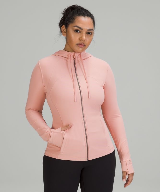 Lululemon Hooded Define Jacket Nulu Jackor Dam Rosa | UZWF-42097