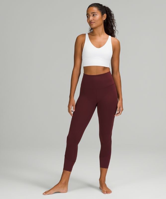 Lululemon In Alignment Longline Bra Light Support Sport BH Dam Vita | BFMX-67842