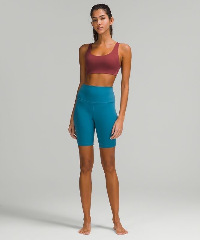 Lululemon In Alignment Straight-Strap Bra A/B Sport BH Dam Vinröda | PFNL-83469