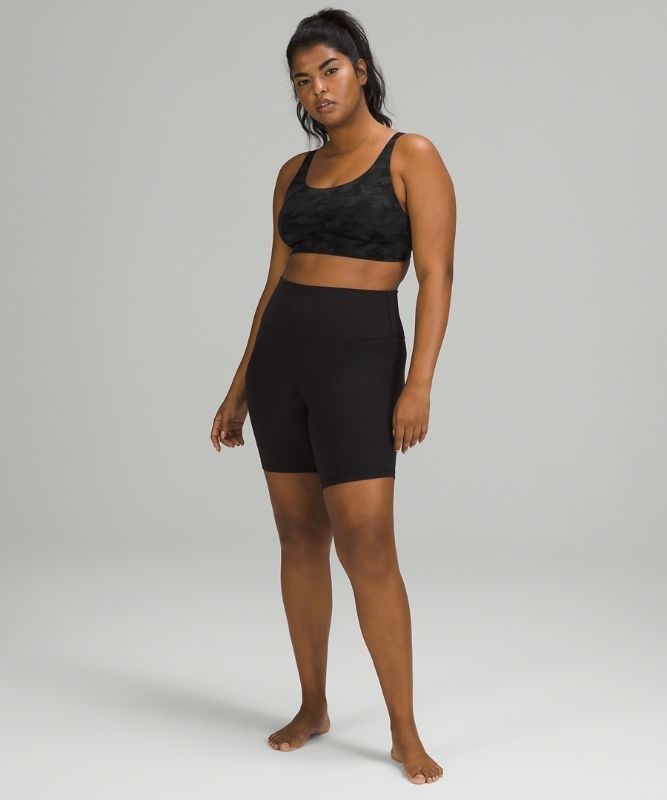 Lululemon In Alignment Straight-Strap Bra C/D Sport BH Dam Camo Svarta Olika Färger | GVFX-45078