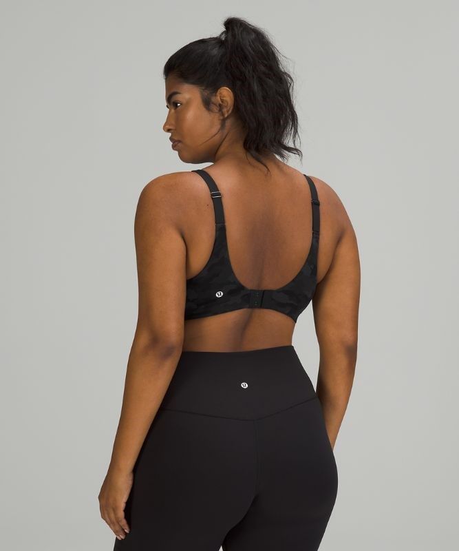 Lululemon In Alignment Straight-Strap Bra C/D Sport BH Dam Camo Svarta Olika Färger | GVFX-45078