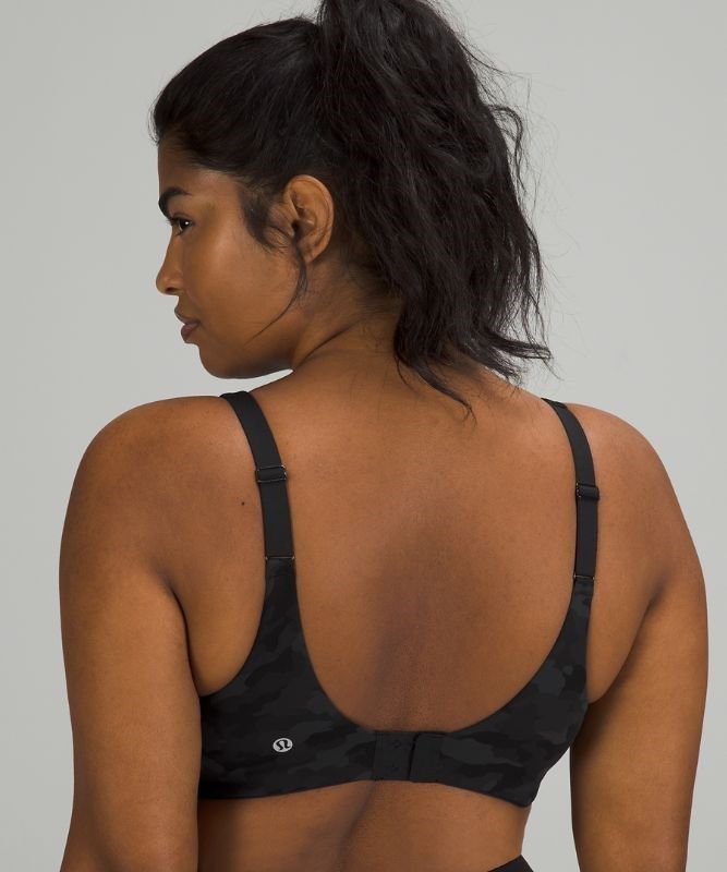 Lululemon In Alignment Straight-Strap Bra C/D Sport BH Dam Camo Svarta Olika Färger | GVFX-45078
