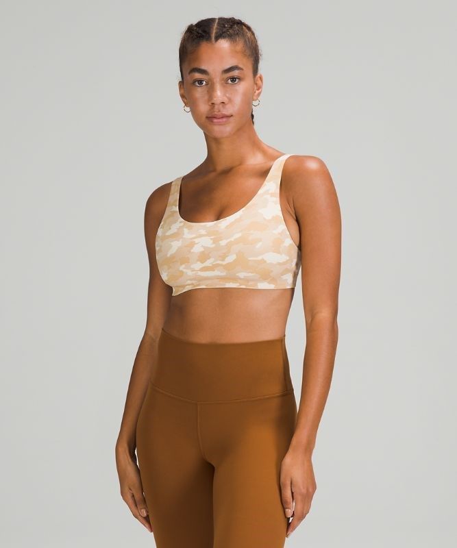 Lululemon In Alignment Straight-Strap Bra C/D Sport BH Dam Camo Bruna Olika Färger | YCZA-63104
