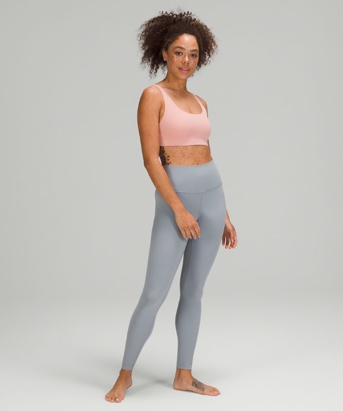 Lululemon In Alignment Straight Strap Bra Light Support Sport BH Dam Rosa | KEON-43956