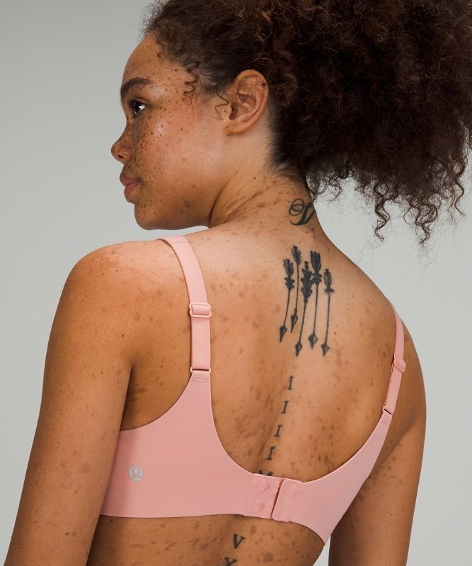 Lululemon In Alignment Straight Strap Bra Light Support Sport BH Dam Rosa | KEON-43956