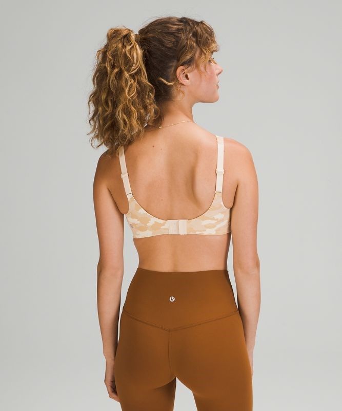 Lululemon In Alignment Straight Strap Bra Light Support Sport BH Dam Camo Bruna Olika Färger | EXPK-46985