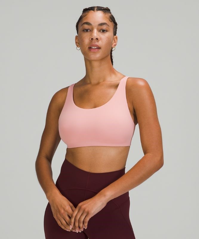 Lululemon In Alignment Straight Strap Bra Light Support, C/D Cup Sport BH Dam Rosa | XIYZ-20753