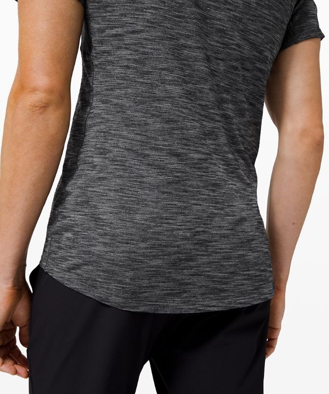 Lululemon In Sequence SS Blast Herr Svarta | ICZJ-05749