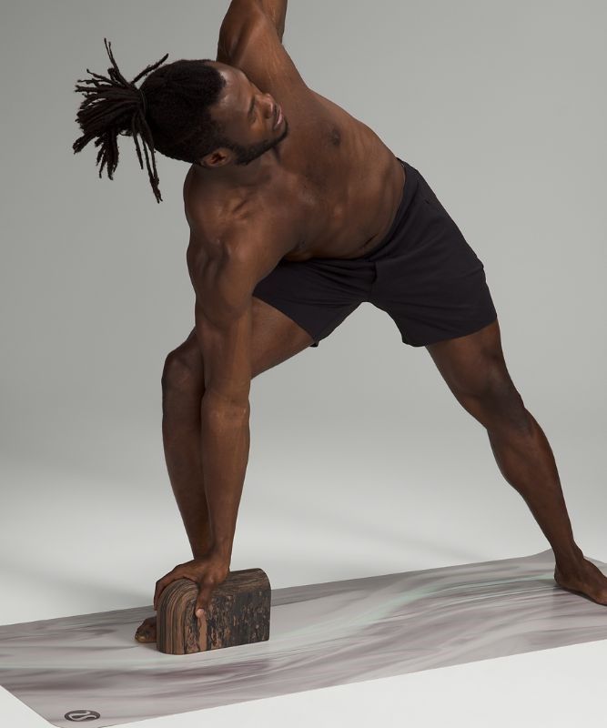 Lululemon Inner Flow Yoga Block Marble Utrustning Accessories Mörkgrå Bruna | GCDM-92167