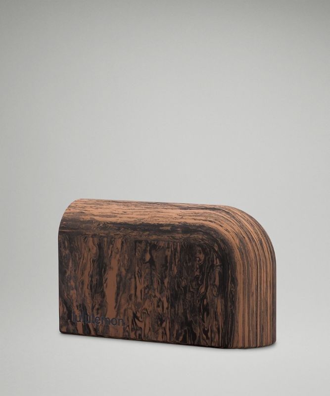 Lululemon Inner Flow Yoga Block Marble Utrustning Accessories Mörkgrå Bruna | GCDM-92167
