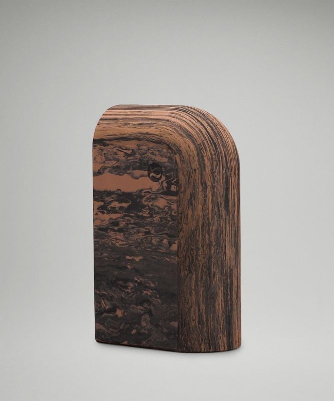 Lululemon Inner Flow Yoga Block Marble Utrustning Accessories Mörkgrå Bruna | GCDM-92167