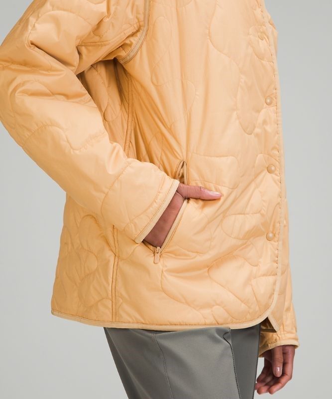 Lululemon Insulated Quilted Jacket Jackor Dam Bruna | NMWF-50783