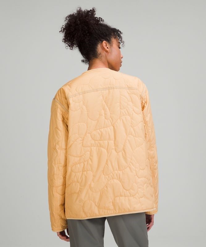 Lululemon Insulated Quilted Jacket Jackor Dam Bruna | NMWF-50783