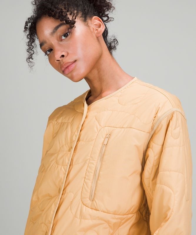 Lululemon Insulated Quilted Jacket Jackor Dam Bruna | NMWF-50783