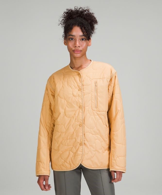 Lululemon Insulated Quilted Jacket Jackor Dam Bruna | NMWF-50783