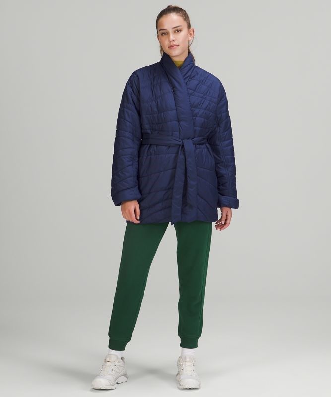 Lululemon Insulated Wrap Jacket Jackor Dam Night Sea | QLJX-56941